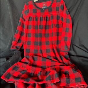 Carter's Red and Black Plaid Nightgown
